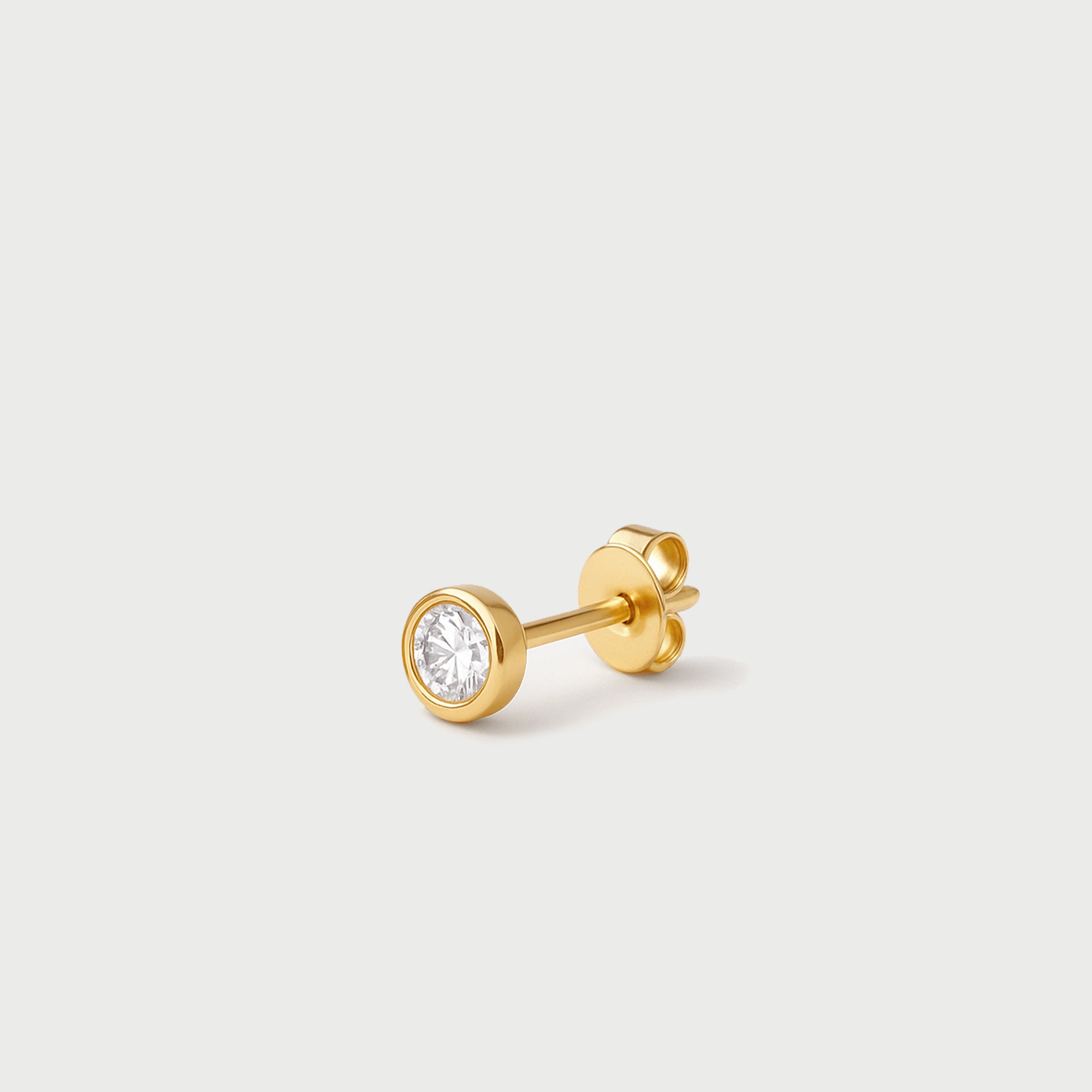 14ct Yellow Gold Mini Diamond Studs