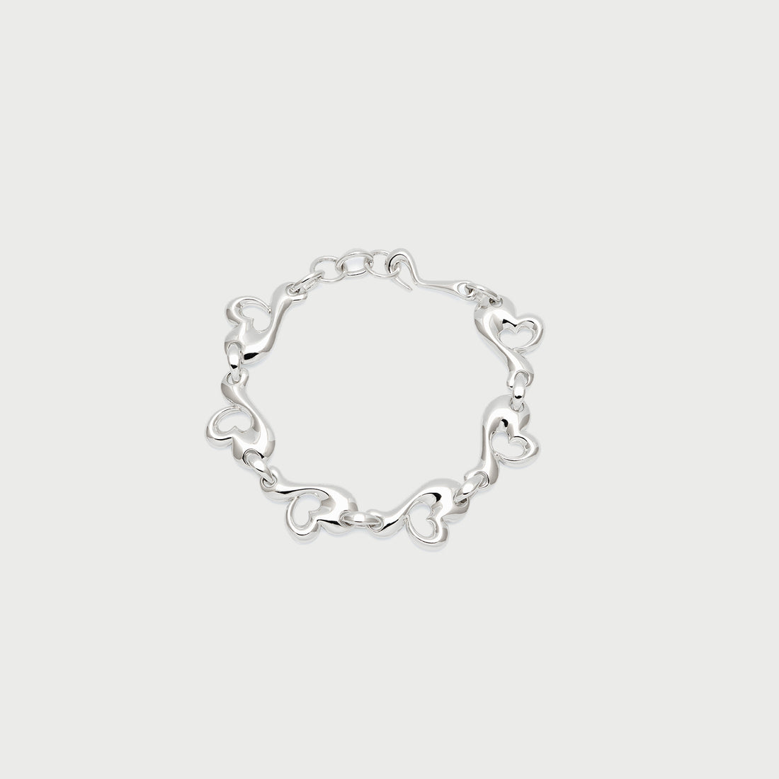 Love Link Charm Bracelet in Silver