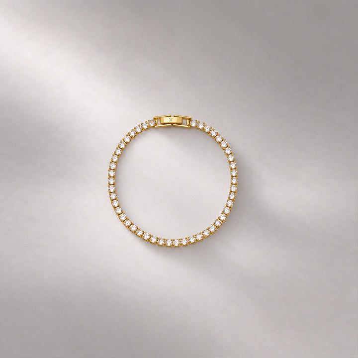 Tennis Bracelet in Gold